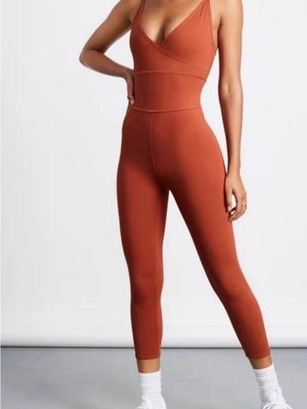 Tropic of C Rust Sculpting One-Piece Jumpsuit Like New. S